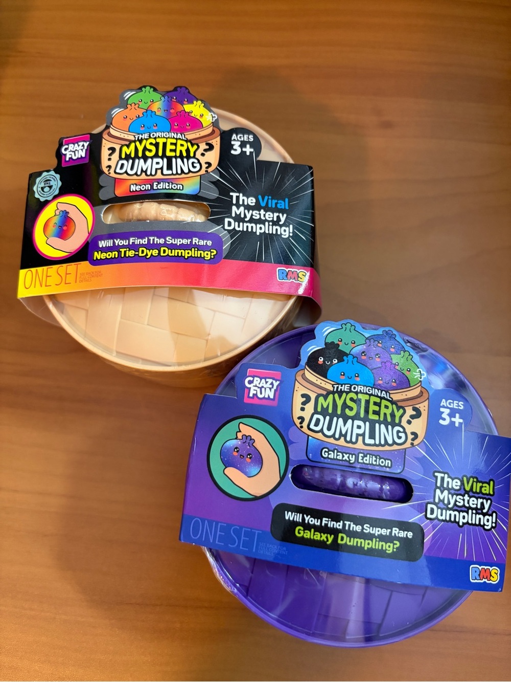2 piece bundle Mystery RMS Galaxy Dumpling and Neon Dumpling Slow Rise